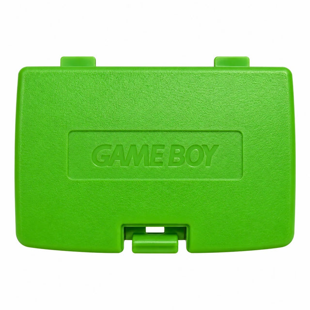 Nintendo Game Boy Color batterijklepje, groen, origineel, buitenkant met Game Boy-logo, nieuw