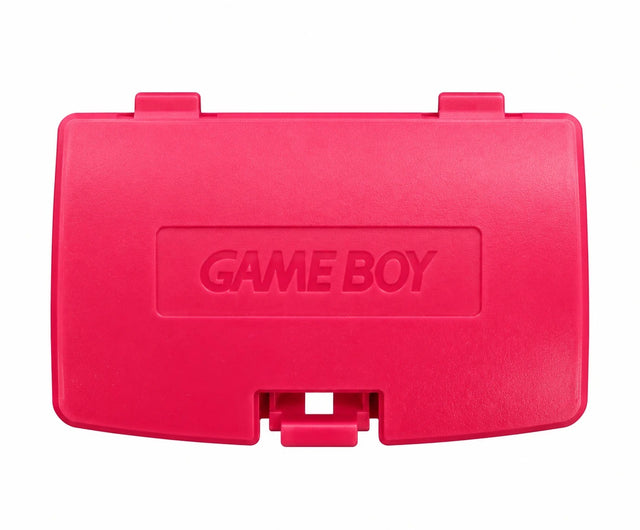 Nintendo Game Boy Color batterijklepje, roze, origineel, buitenkant met Game Boy-logo, nieuw