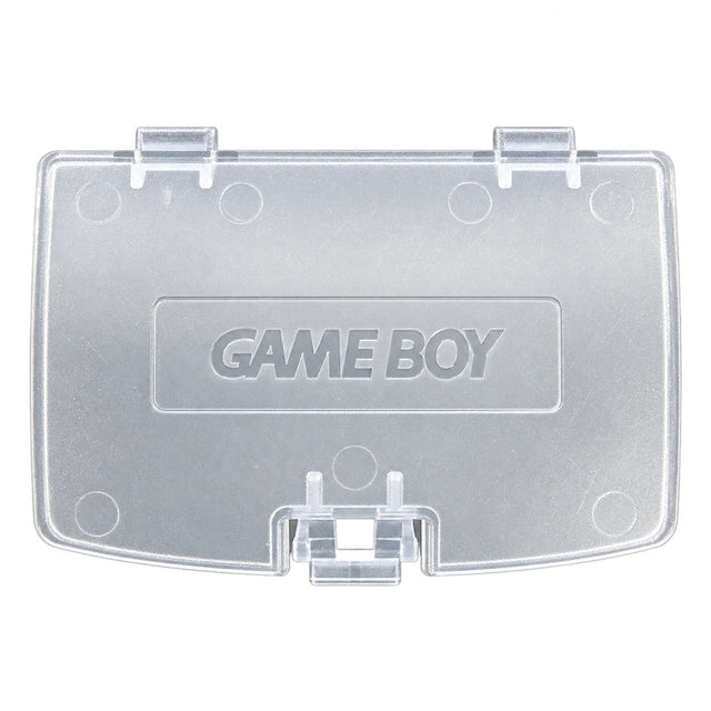 Nintendo Game Boy Color batterijklepje, transparant, origineel, buitenkant met Game Boy-logo, nieuw