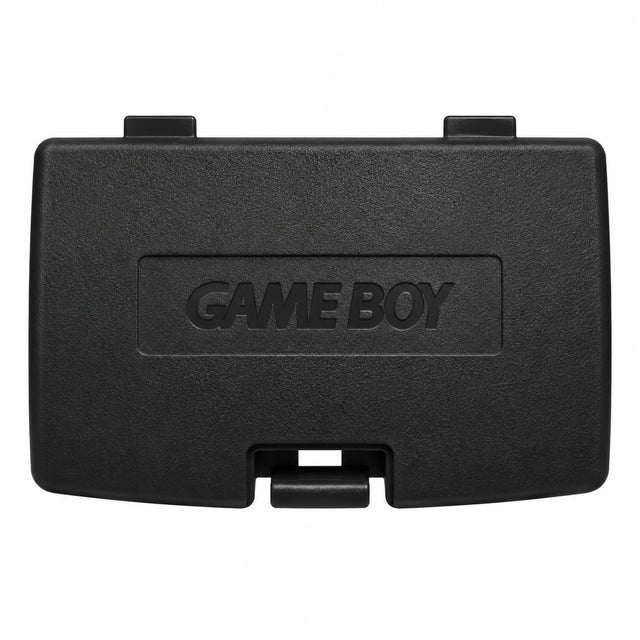 Nintendo Game Boy Color batterijklepje, zwart, origineel, buitenkant met Game Boy-logo, nieuw