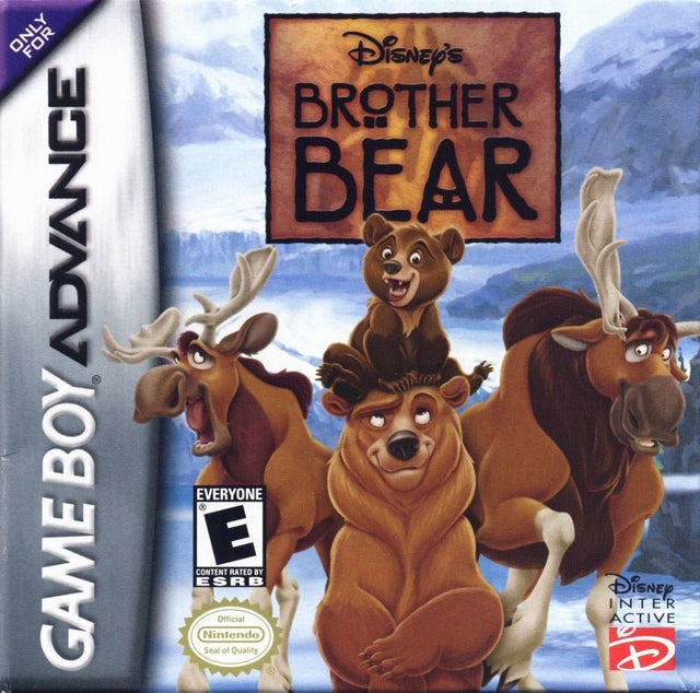 Nintendo Game Boy Advance Disney's Brother Bear, doos voorkant, Amerikaanse ESRB-uitgave