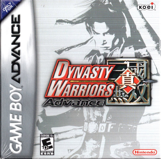 Nintendo Game Boy Advance Dynasty Warriors Advance, doos voorkant in seal, Amerikaanse ESRB-uitgave