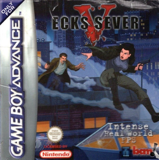 Nintendo Game Boy Advance Ecks vs Sever, doos voorkant, tweedehands