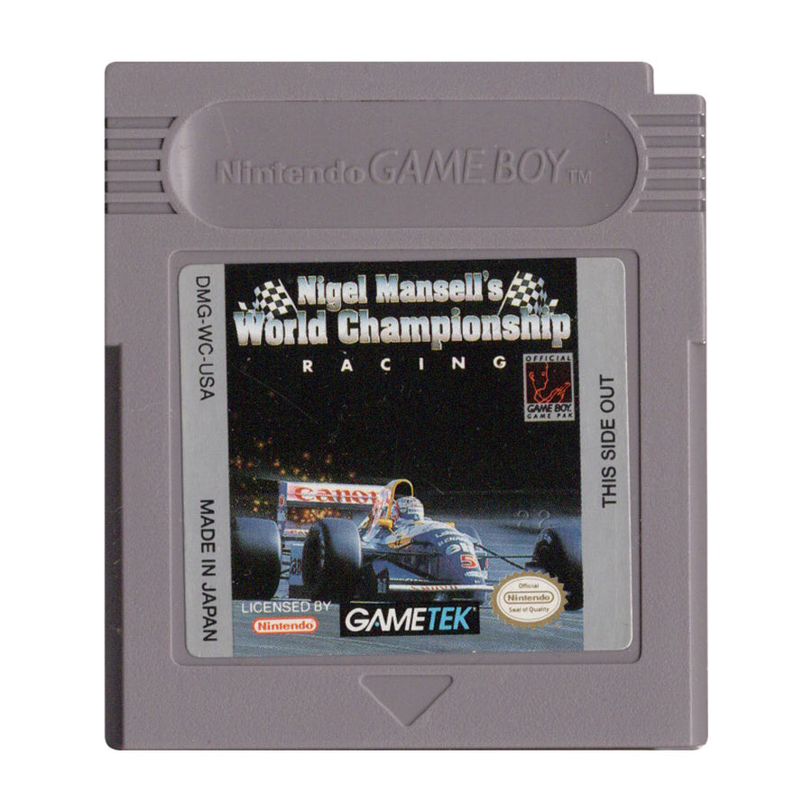 Game Boy-Nigel Mansell's World Championship Racing (Losse Cassette) Tweedehands