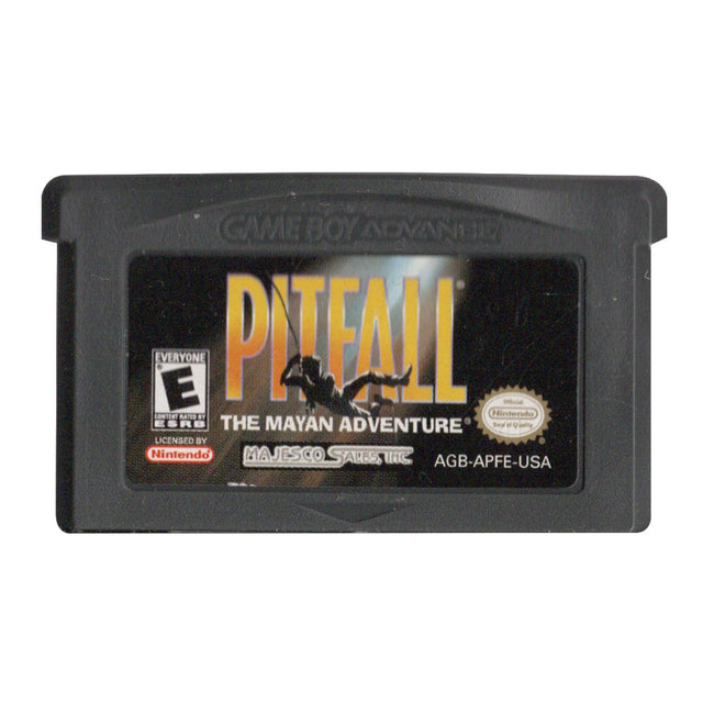 Nintendo Game Boy Advance Pitfall The Mayan Adventure, losse cassette, Amerikaanse ESRB-uitgave, tweedehands