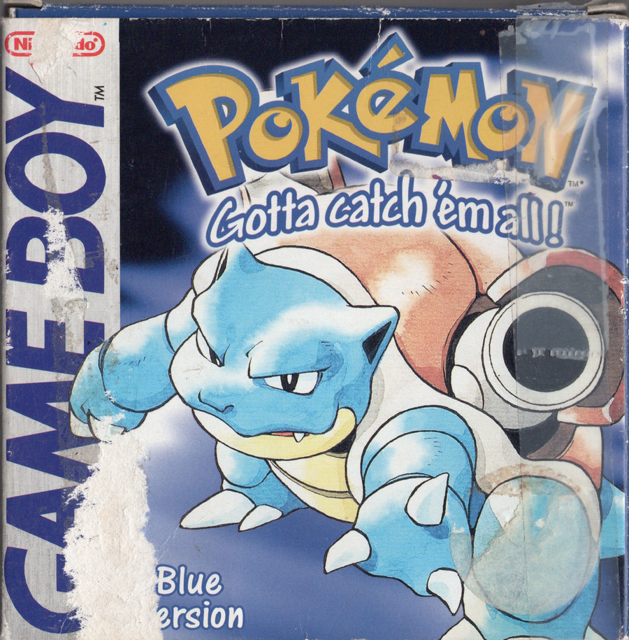 Game Boy-Pokemon Blue Version (In doos) Tweedehands
