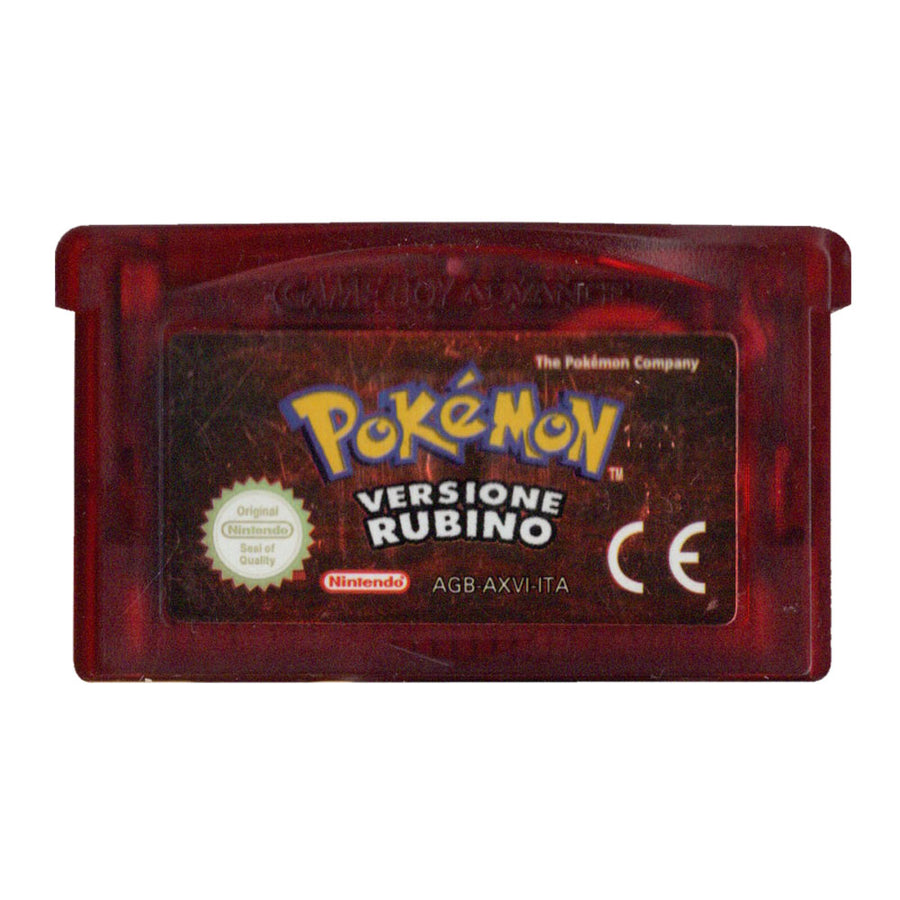 Game Boy-Pokemon Ruby Version - Italiaans (Losse Cassette) Tweedehands