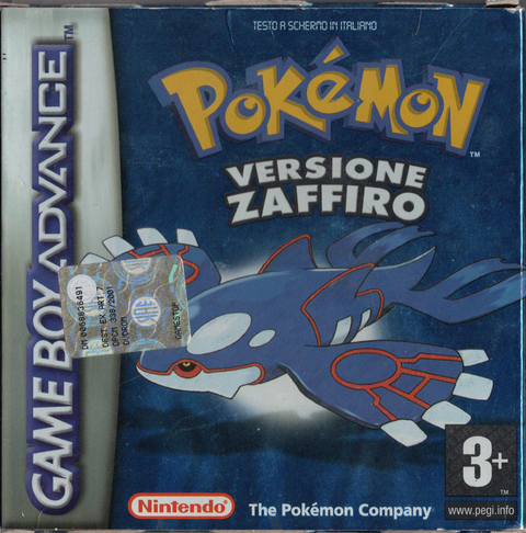 Game Boy-Pokemon Sapphire Version - Italiaans (In doos) Tweedehands