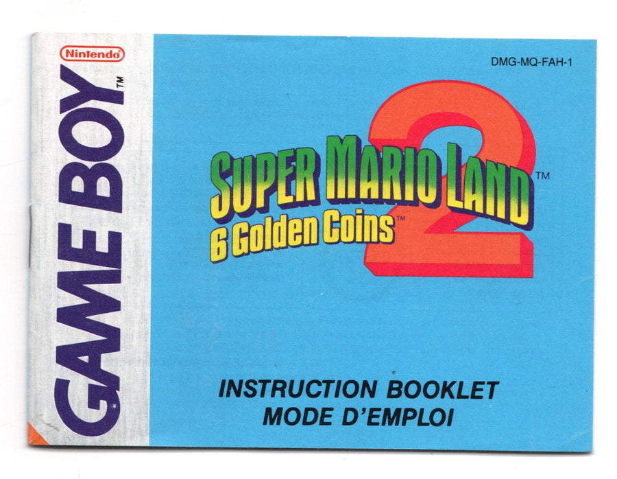 Game Boy-Super Mario Land 2 - Manual/Handleiding Tweedehands