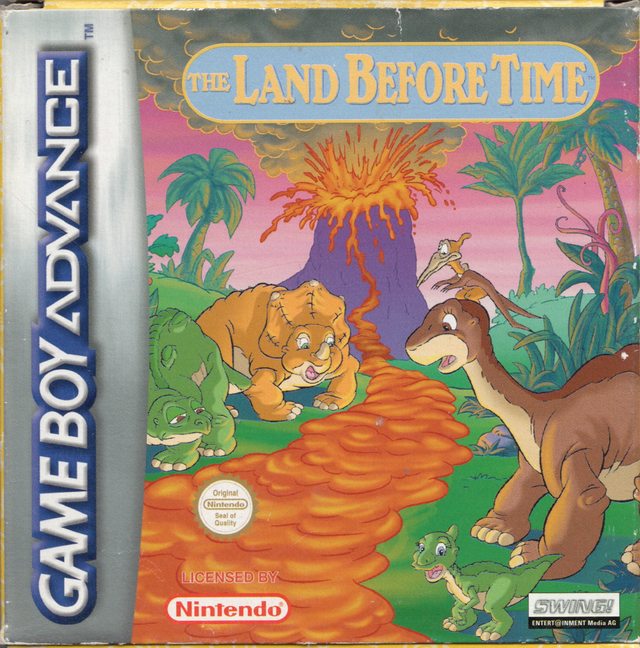Nintendo Game Boy Advance The Land Before Time, doos voorkant, tweedehands