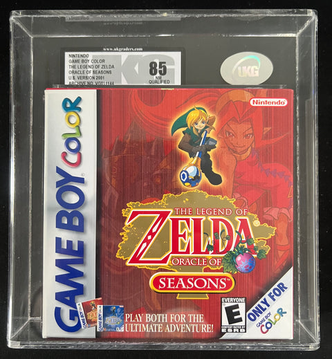 Game Boy-The Legend of Zelda: Oracle of Seasons (Compleet, UKG graded) Tweedehands