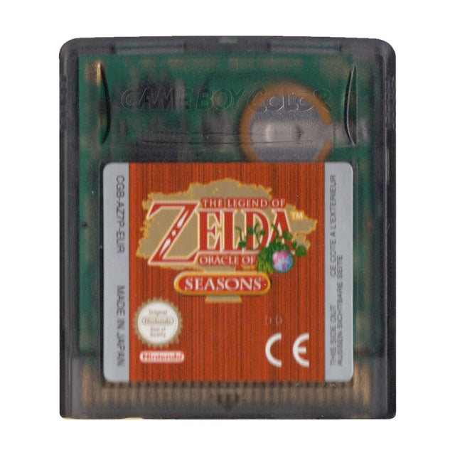 Nintendo Game Boy Color The Legend of Zelda Oracle of Seasons, losse doorzichtige cassette, tweedehands