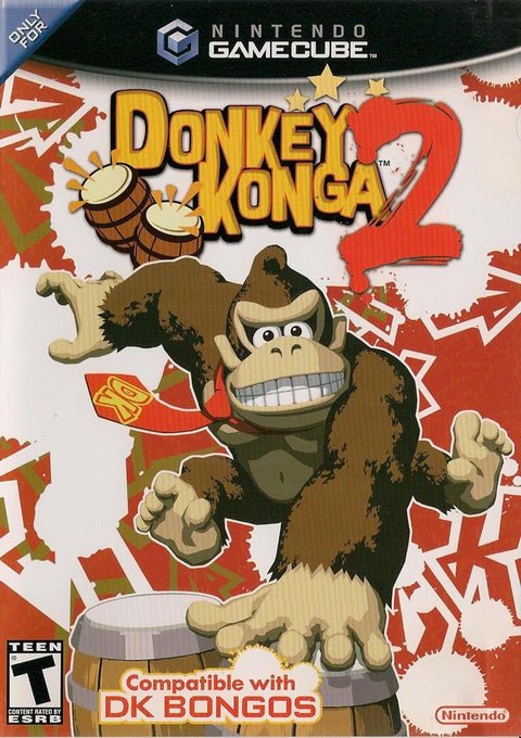 Gamecube-Donkey Konga 2 Pak Tweedehands