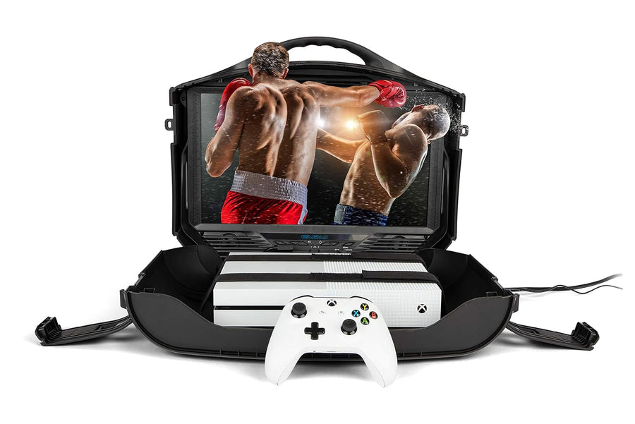 Geams-Vanguard Game Monitor Case voor Xbox One en Playstation 4 - Zwart (Nieuw)