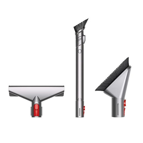 Dyson Allergie Reinigingsset 971534-01 steelstofzuiger accessoireset, overzicht met matrasmondstuk, kierenzuiger en borstel