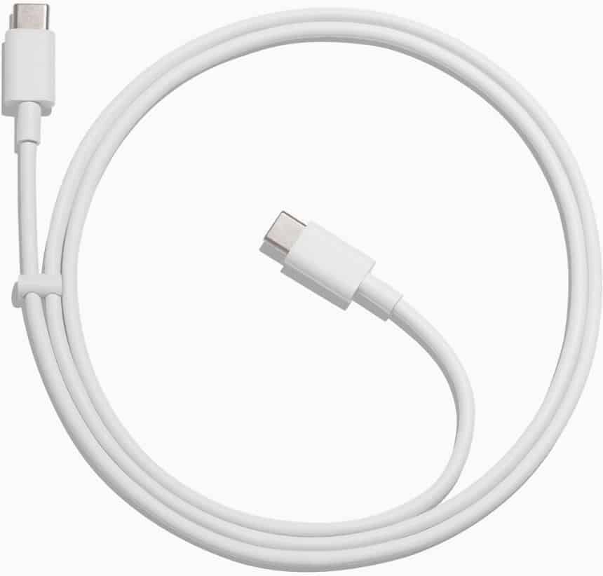 USB-C naar USB-C Kabel - Origineel - 1 Meter - Wit