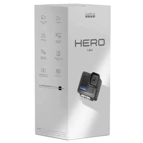 GoPro-HERO 4K Actiecamera Zwart 12MP Wi-Fi / Bluetooth (Nieuw)
