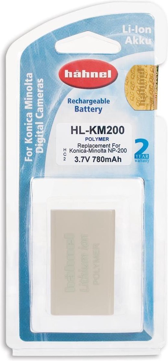 Hähnel-Accu voor Konica-Minolta NP-200 (Nieuw)