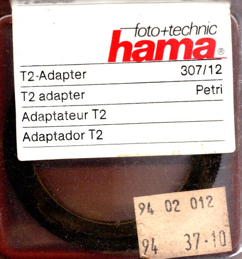 Hama-T2‑Adapter voor Petri bajonet (307/12) (Nieuw)