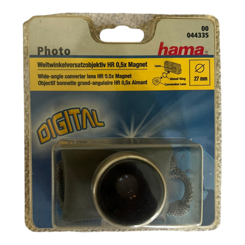 Hama-W/A 0,5X Groothoeklens HTMC Magnetisch – 27mm (00044335) (Nieuw)