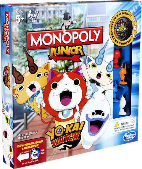 Hashbro-Monopoly Junior - Yo‑kai Watch - Bordspel (Nieuw)