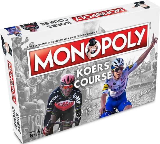 Hashbro-Monopoly - Koers Course - Bordspel (Nieuw)