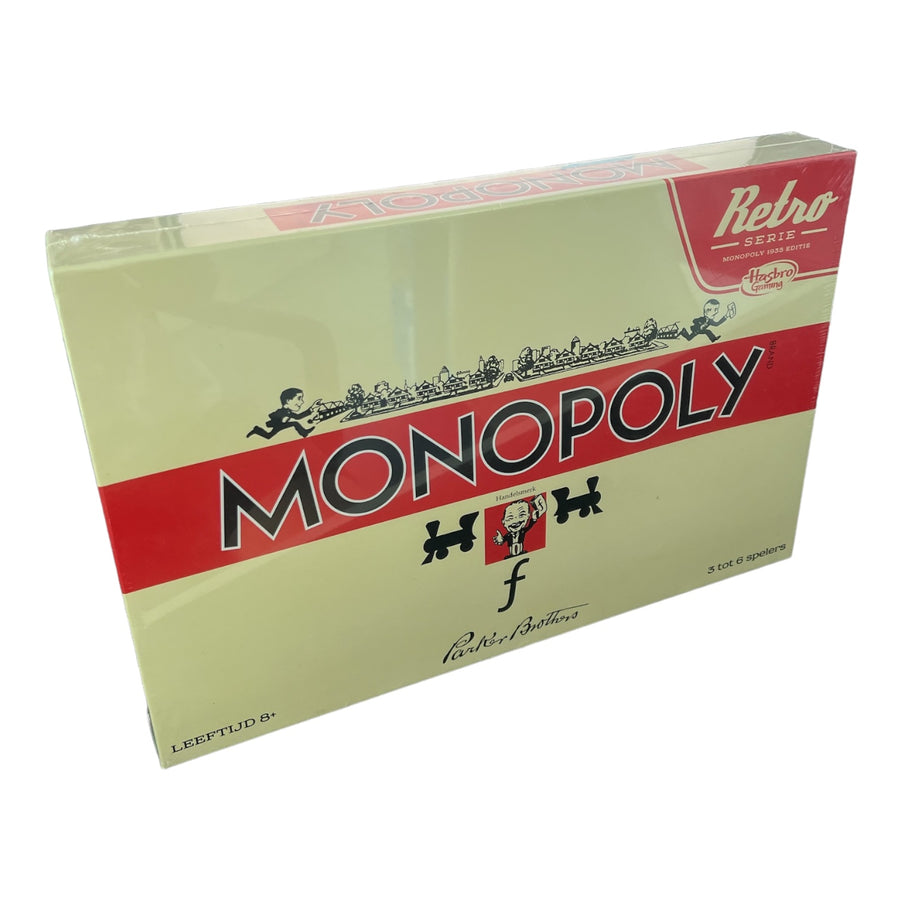 Hashbro-Monopoly Retro Editie Bordspel (Nieuw)