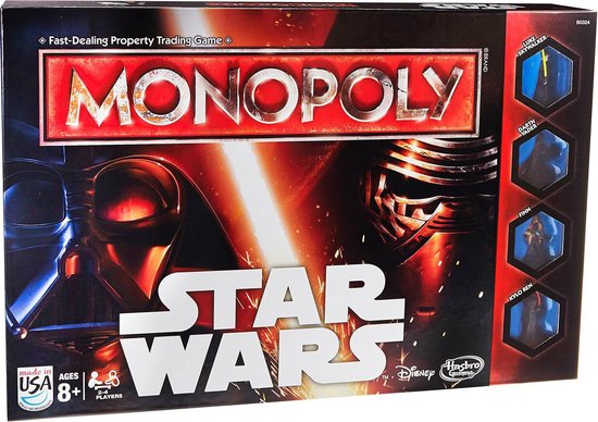 Hashbro-Monopoly Star Wars Bordspel Tweedehands