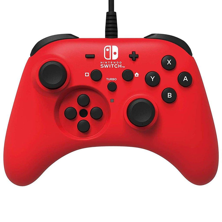 Hori controller NSW-156 voor Nintendo Switch, rood, voorkant, tweedehands