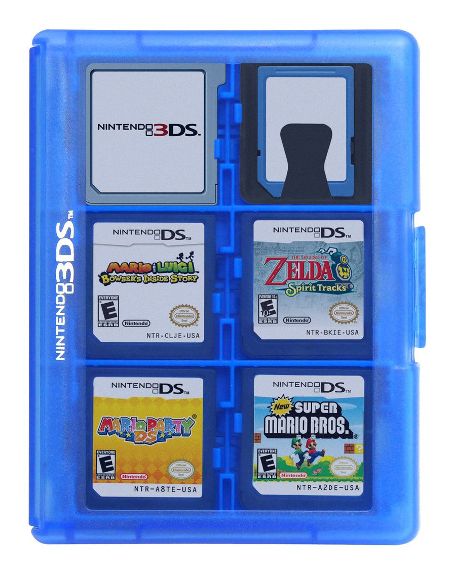 Hori-Game Case voor 24x Nintendo 3DS/DS Games - Blauw Tweedehands