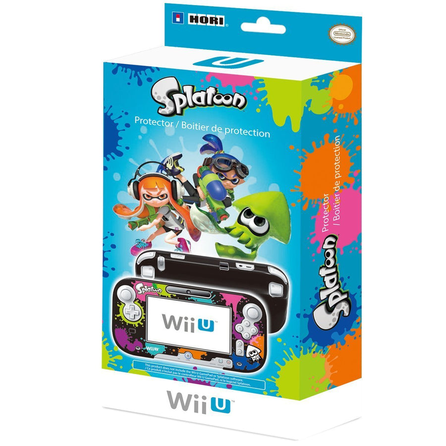 Hori-Protector voor Wii U Gamepad - Splatoon (In doos) (Zonder stylus) Tweedehands