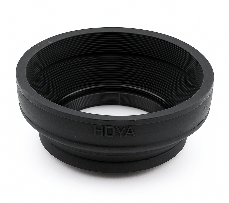 Hoya-Rubberen Zonnekap / Lens Hood - 52 mm (Nieuw)