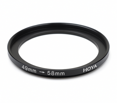 Hoya-Step‑up Ring 49 mm →58 mm (Nieuw)