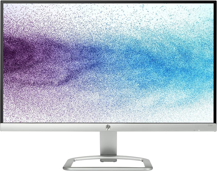 HP-22er Computer Monitor 21,5" Full HD LED - Zilver/Wit Tweedehands