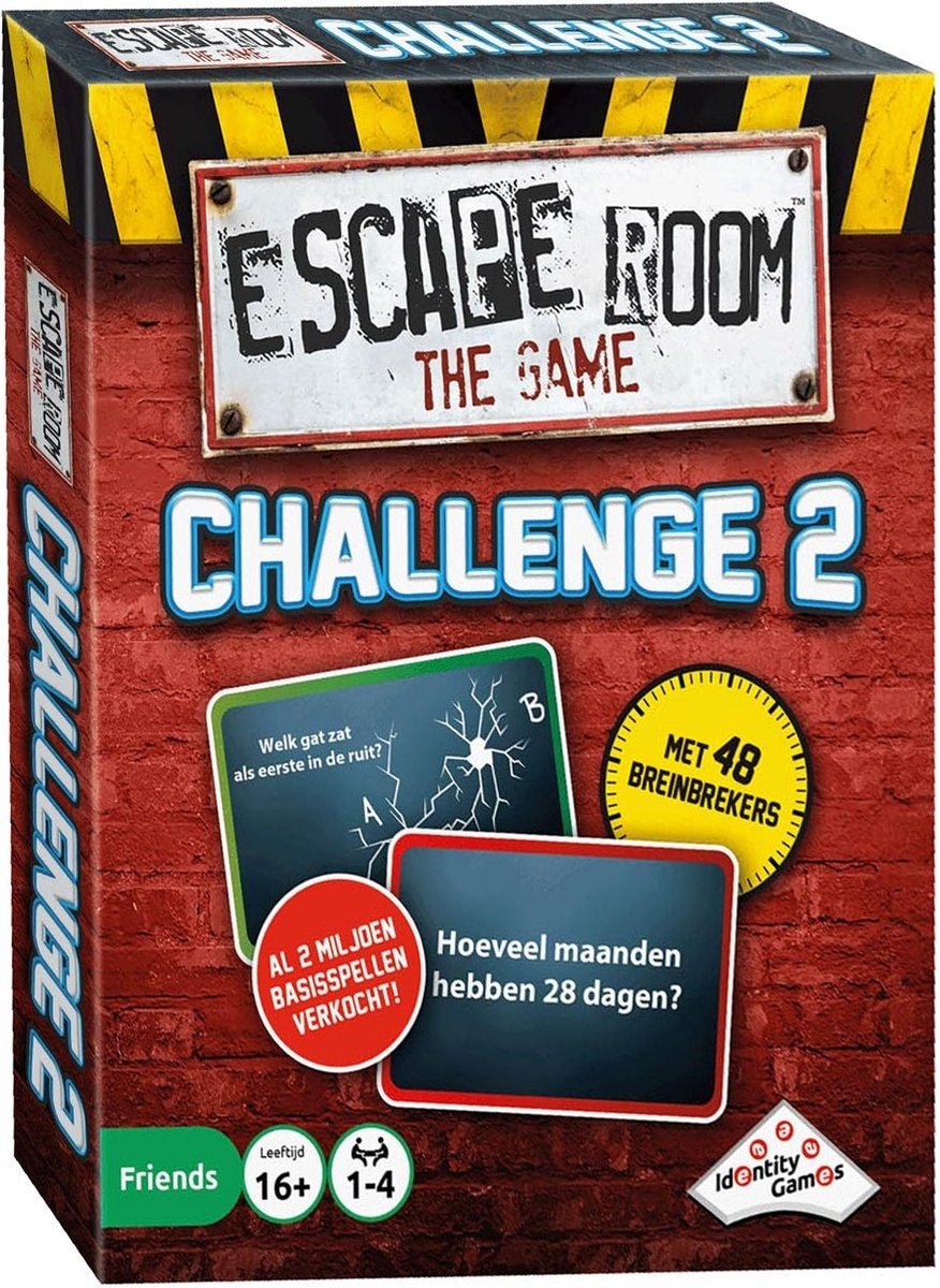 Identity Games-Escape Room The Game Challenge 2 kaartspel Tweedehands