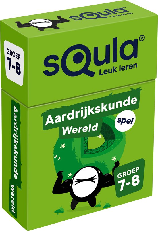 Identity Games-sQula Aardrijkskunde Wereld Groep 7-8 - Educatief Kaartspel (Nieuw)