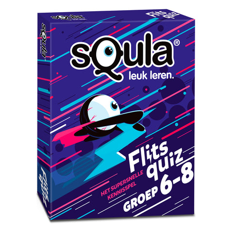 Identity Games-sQula Flitsquiz - Groep 6/7/8 - Educatief Kaartspel (Nieuw)