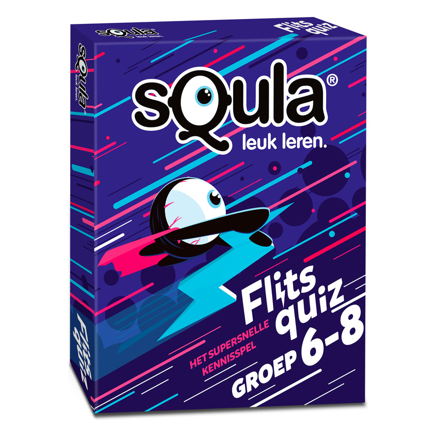 Identity Games-sQula Flitsquiz - Groep 6/7/8 - Educatief Kaartspel (Nieuw)