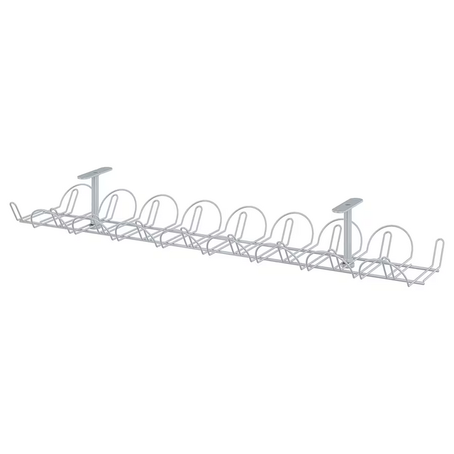 IKEA Signum kabelgoot 70 cm, zilver, schuin bovenaanzicht