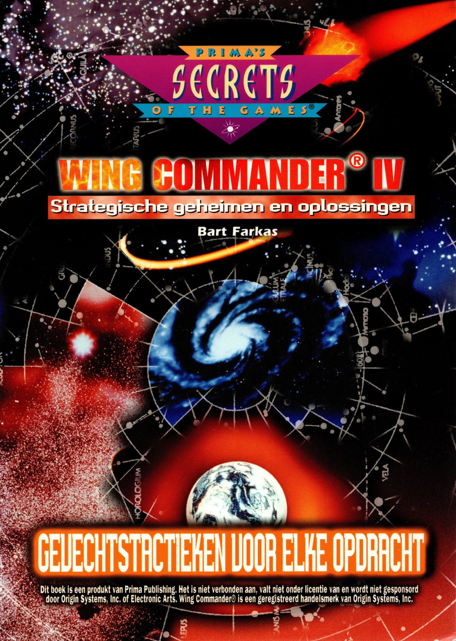 Boek-Prima's Secrets of the Games: Wing Commander IV – Strategische geheimen en oplossingen-tweedehands
