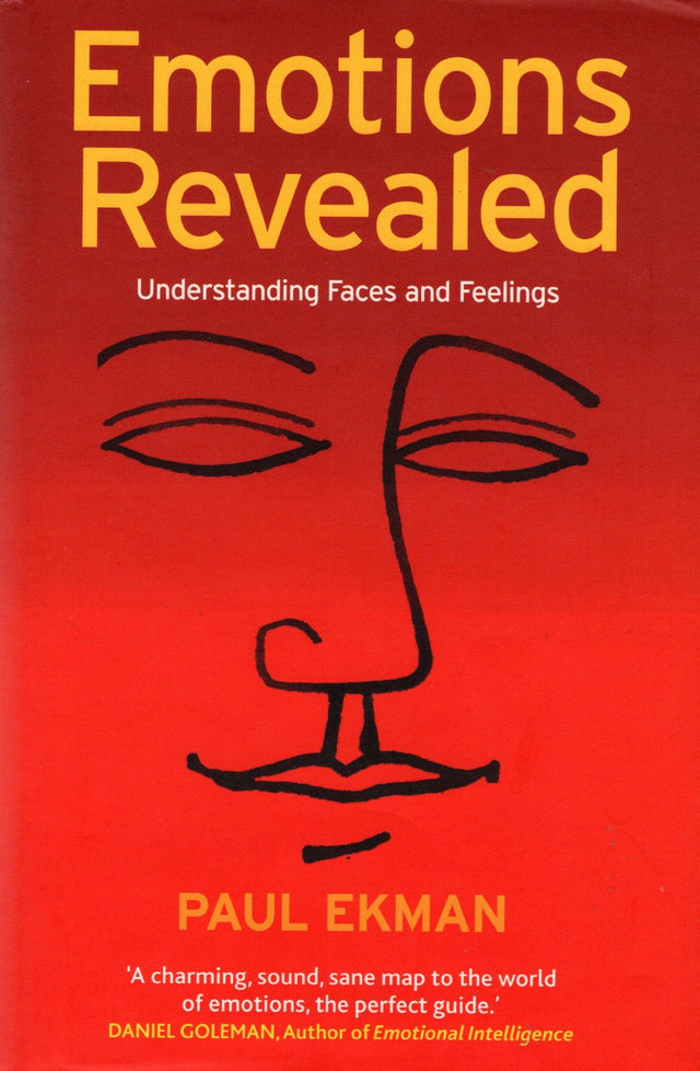 Emotions Revealed, Understanding Faces and Feelings, Paul Ekman, rode voorkant met een getekend gezicht, tweedehands