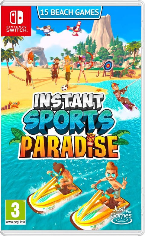 Nintendo Switch Instant Sports Paradise, doos voorkant, tweedehands