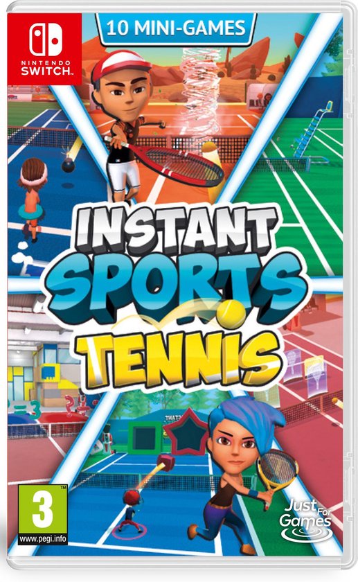 Nintendo Switch Instant Sports Tennis, doos voorkant