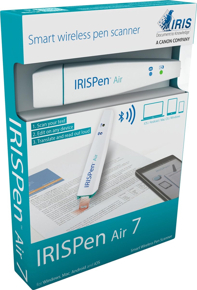 Iris-IRISPen Air 7 Draagbare Scanner (Nieuw)