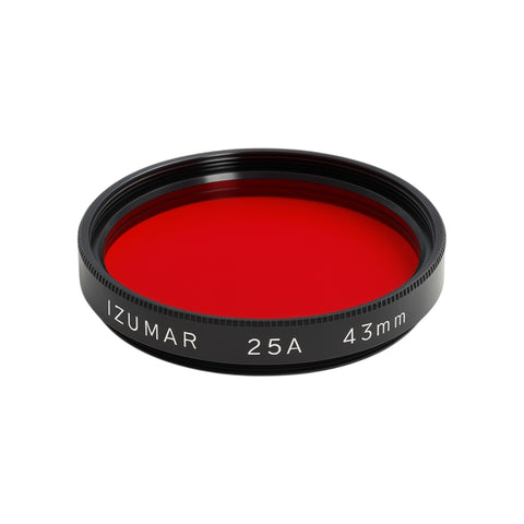 Izumar-43 mm 25A Rood Coated Filter – Dramatisch Contrast & Structuur (Nieuw)