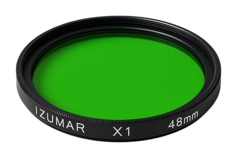 Izumar-48 mm X1 Groen Coated Filter – Contrastversterking voor Zwart‑witfotografie (Nieuw)