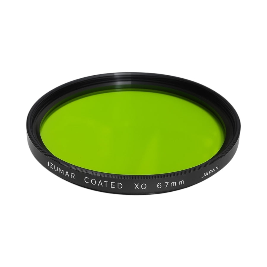 Izumar-67 mm X‑O Geel-Groen Coated Filter – Zwart-wit Contrastoptimalisatie (Nieuw)