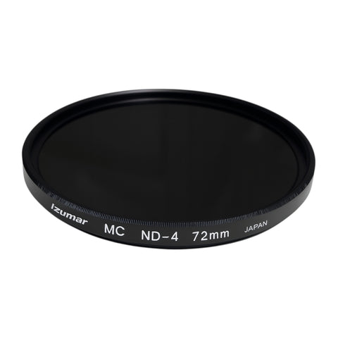 Izumar-72 mm ND‑4 Neutral Density Filter – 2‑Stop Lichtreductie (Nieuw)