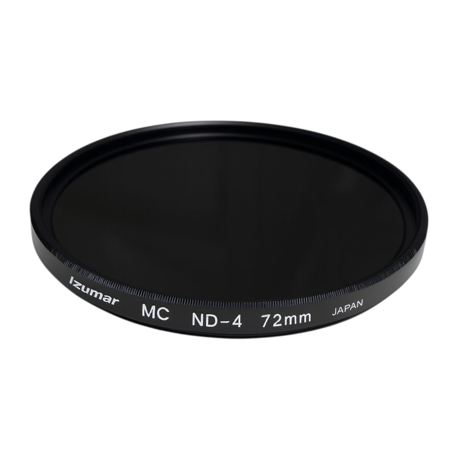 Izumar-72 mm ND‑4 Neutral Density Filter – 2‑Stop Lichtreductie (Nieuw)