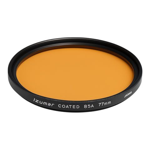 Izumar-77 mm 85A Kleurconversiefilter – Daglicht naar Tungsten (Nieuw)